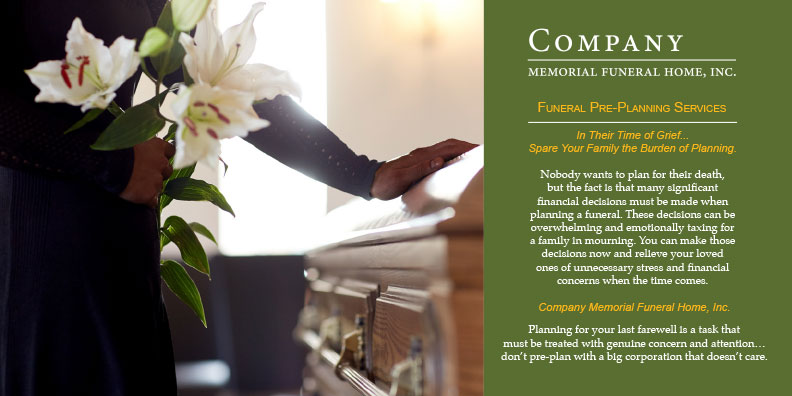 Plum Direct Marketing Funeral Pre-Planning Postcard