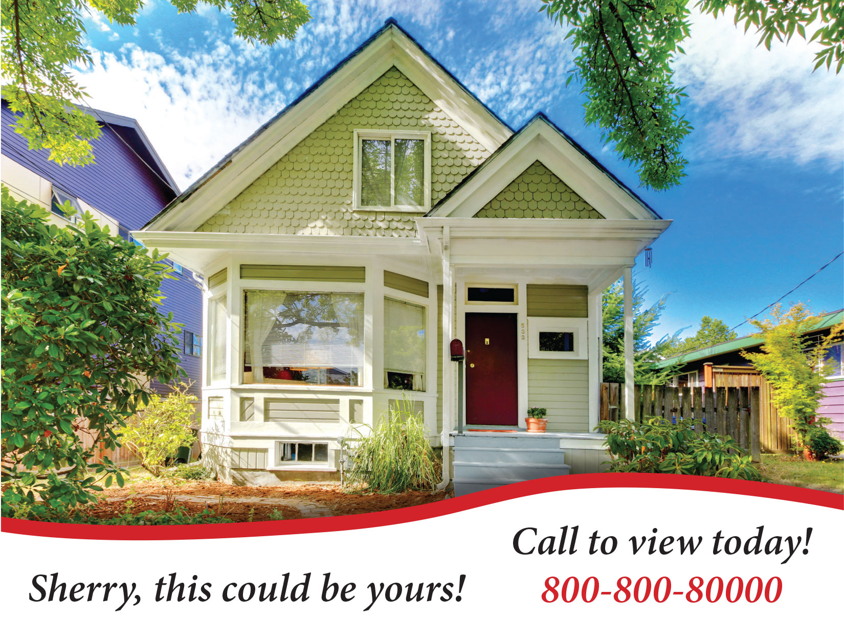 Real Estate Postcard Direct Mail