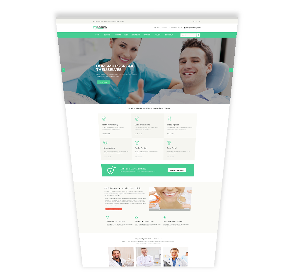 Dental Website Example