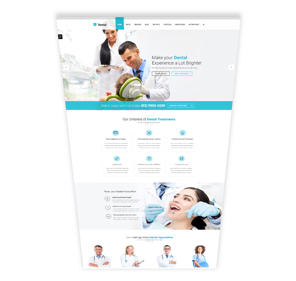 Dental Website Example