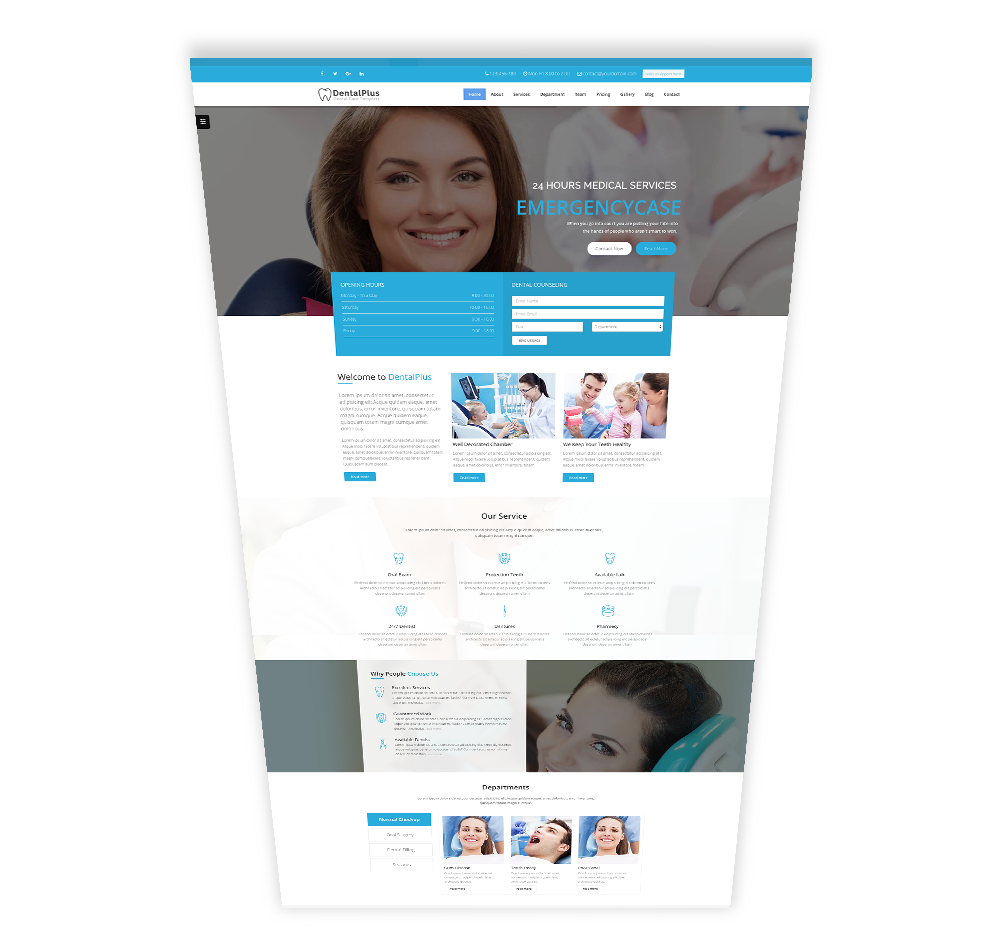 Dental Website Example