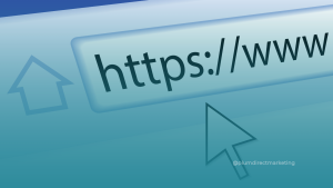 Illustration of a website URL bar with cursor arrow symbolizing online presence, representing best web hosting for small business