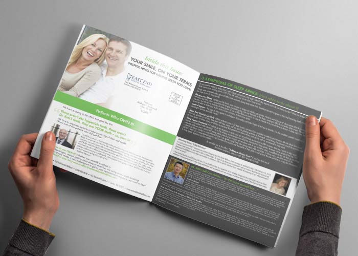 East End Dental Wellness newsletter design
