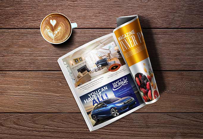 Spencer & Company half-page magazine ad Spencer & Company half-page magazine ad