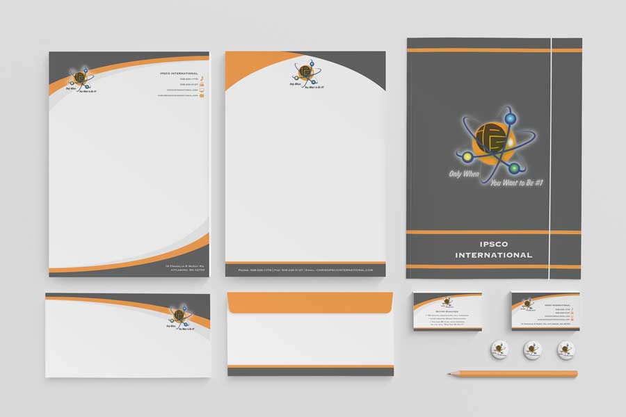 Ipsco International branded stationary