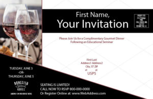 financial seminar direct mail