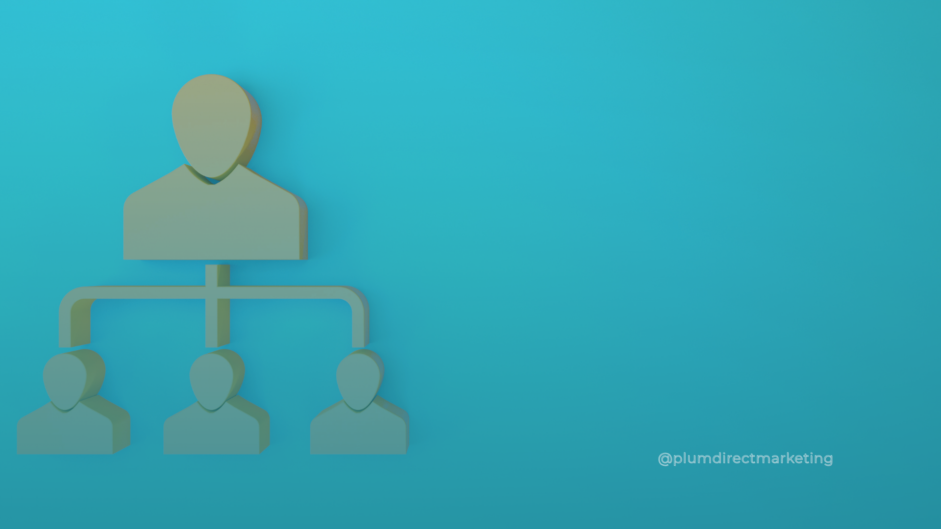 Referral marketing for financial advisors concept showing client network connections on a blue background