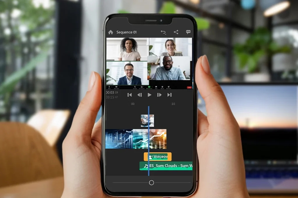 Editing a recorded webinar into short clips for email and social media content