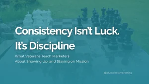 Chess board representing consistency in marketing through strategy, discipline, and structured decision-making.