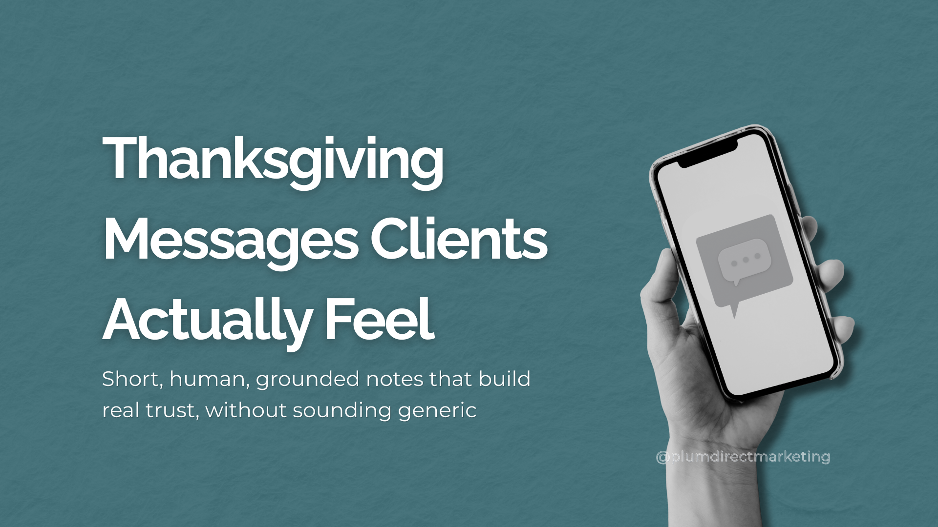 Featured image illustrating clear and human thanksgiving messages for clients, emphasizing trust and personalized communication.